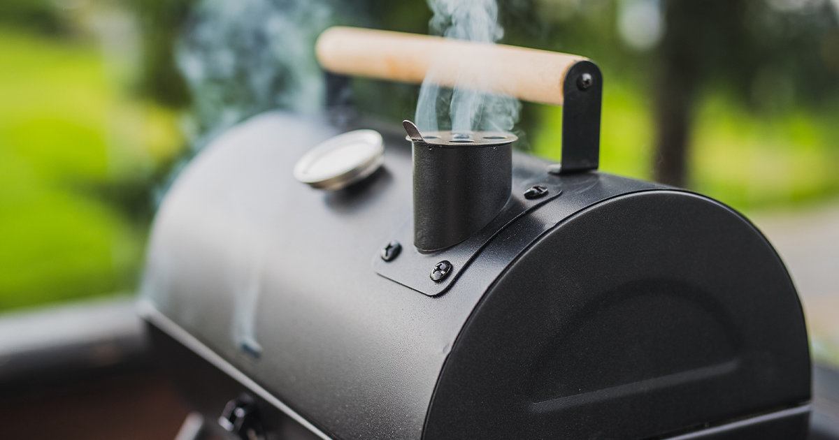 Outdoor meat smoker